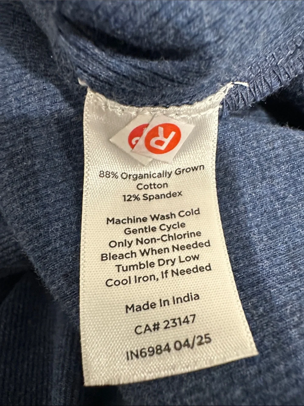 Haven Well Within blue Organic Cotton Ribbed Knit Dress size XL NWT lounge - Picture 7 of 7